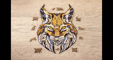 Eco Wood Art Houten Legpuzzel Lynx size M, 1898, 35,3x28x0,5cm