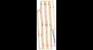 Paulmann 78424 LumiTiles LED COB Slim Strip Set 1m incl. 1x3 W Warm Wit Spatwaterdichte Kunststof Lichtstrip 2700 K