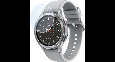 Screenprotector - Geschikt voor Samsung Galaxy Watch 4 Classic 42 mm - Extra Sterk - Tempered Glass - Gehard Glas - Beschermglas Screen Cover - Bescherm Protector voor Smartwatch