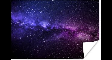 Poster Sterrenhemel - Nacht - Ruimte - 30x20 cm