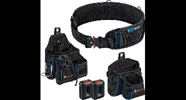 Bosch Professional ProClick Kit 93 Gereedschapsgordel - Zwart