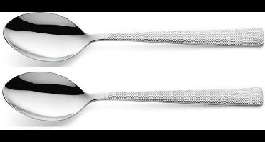 Amefa Jewel - 2-delige tafellepelset - hoogglans - zilverkleurig