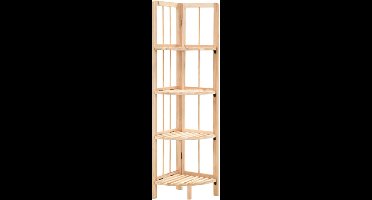 vidaXL - Hoekschap - 27x27x110 - cm - cederhout