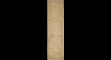 vidaXL - Vloerkleed - 66x250 - cm - natuurlijk - sisal