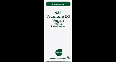 AOV 424 Vitamine D3 Vegan  - 15 ml - Voedingssupplementen - Vitaminen