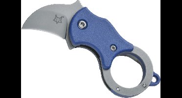Fox Zakmes Mini-Ka Folding Blue w. Sandblasted Blade