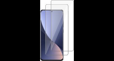 Screenprotector geschikt voor Xiaomi 12 Lite - Gehard Glas Beschermglas Tempered Glass Screen Protector - 2 Stuks