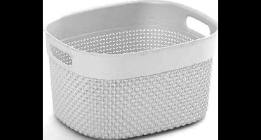 Mand Filo S KIS 15x27x22cm kunststof/wit