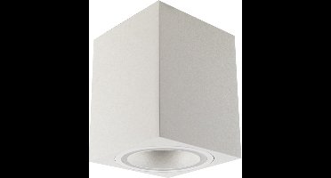 Opbouw spot armatuur wit | 80x100mm | vierkant | GU10 fitting