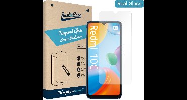Just in Case screenprotector geschikt voor Xiaomi Redmi 10c - Screenprotector Gehard Glas