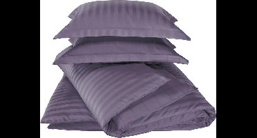 De Witte Lietaer  Zygo  �  dekbedovertrek -  ��npersoons dekbedovertrek 140x220 cm & ��n kussensloop 60x70 cm - lavender
