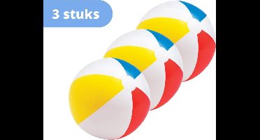 Intex - Bundelkorting - Strandbal - set van 3 - 50 cm Ø & WAYS Reparatieset en Teststrips