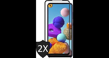 Screenprotector geschikt voor Samsung A21s - 2x FullGuard Glas Screen Protector