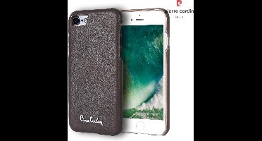 Bruin hoesje van Pierre Cardin - Backcover - Leer - iPhone 7-8 - Luxe cover