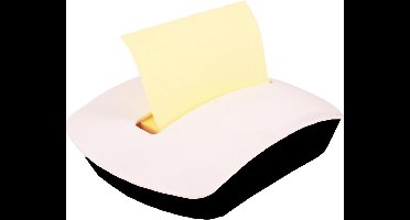 Stick'n Bureauhouder - Z-note Inclusief memoblok - 76x76mm - Pastel Geel - 100 memoblaadjes