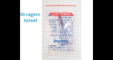Lactona Interdentaal Ragers - Large 8mm - Violet - 6 gripzak x 5 stuks - Voordeelpakket