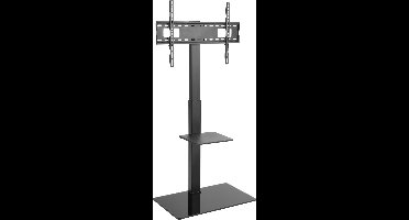 TV standaard - tv statief - draaibaar - scherm hoogte instelbaar 134 cm tot 146 cm