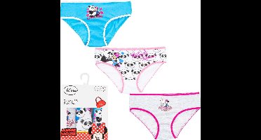 Minnie Mouse – 3 x onderbroek maat 116/128 - 6/8 jaar