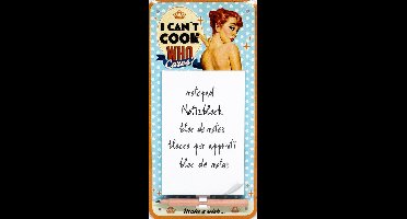 Notitieblok - I Can't Cook Who Cares?