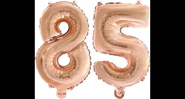 Folieballon nr. 85 Rosé Goud 41cm