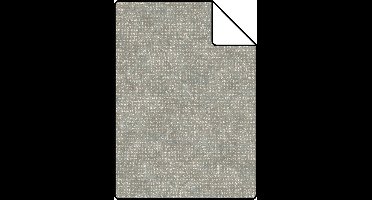 Proefstaal ESTAhome behang effen donker taupe - 148308 - 26,5 x 21 cm