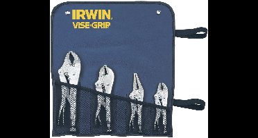 Irwin 4 stuks Originele griptangen - (10CR, 7R, 6LN, 5WR), in draagtas - T71