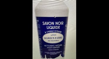 Marius Fabre Zwarte zeep fles 1000 ml 2 stuks ( eancode 3298650501016)