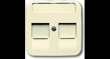 Busch Jaeger Reflex SI centraalplaat modular jack wit-crème 1800-212