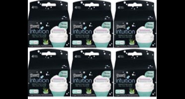 Wilkinson Intuition Sensitive Navul Scheermesjes  *** Beste Koop ***  6 x 3 Stuks