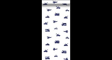 ESTAhome behang auto's blauw - 53 cm x 10.05 m - 137321