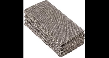 De Witte Lietaer Servetten, Sonora Ash (4 st.) - 50 x 50 cm - 100% Katoen