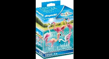PLAYMOBIL Family Fun Zwerm flamingo's - 70351