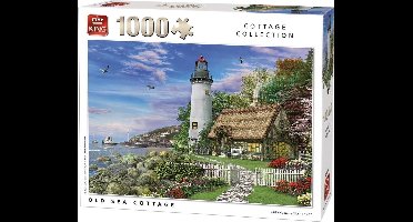 Old Sea Cottage - Cottage Collection Vuurtoren-King legpuzzel 1000 Stukjes (68 x 49 cm)