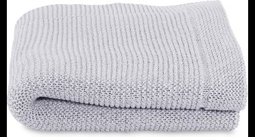 GEBREIDE DEKEN 100% KATOEN