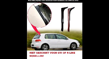 Achterraam Spoiler Wings Achterruit Spoiler Geschikt Voor Standaard VW Golf 6 TDI TSI DSG