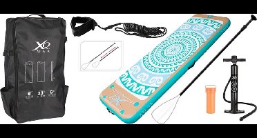 XQMax - Yoga supboard - Opblaasbaar - 245x85x15 cm