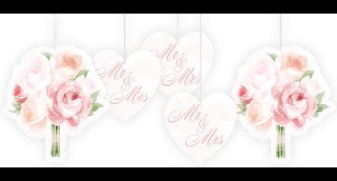 Folat - Hangdeco Set Wedding Hearts&Roses/5