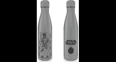 Star Wars - Han - Metalen drinkfles - Grijs - 540ml