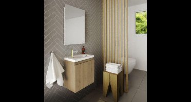 Allibert Porto Pack fonteinset 40x51cm MDF Hamilton eik