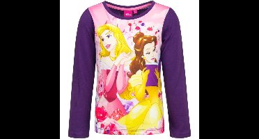 Disney Princess t-shirt - longsleeve - paars - maat 104
