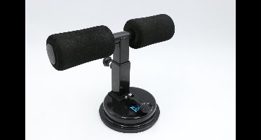 Buikspier- Rugspiertrainer - sit-up bar- verstelbaar - met zuignap