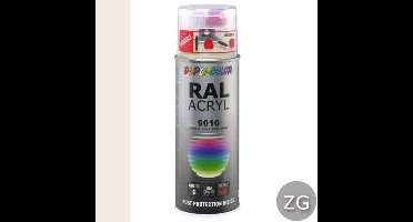 Motip Dupli-Color Spuitbus Acryl Zijdeglans - RAL 9010 Zuiver Wit