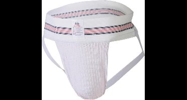 MM Sports The Original No. 10 Swimmer/Jogger Jockstrap 3 inch White - MAAT XL - Heren Ondergoed - Jockstrap voor Man - Mannen Jock
