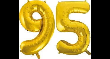 Folieballon nr. 95 Goud 86cm