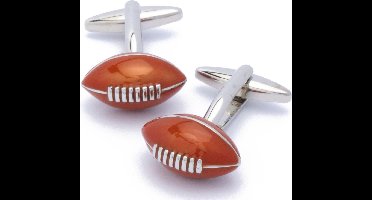 Manchetknopen - Rugbybal Bruin