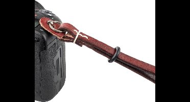 Dörr Camera Wrist Strap Urban Leather mahagoni 22 x 1.2 cm riem Digitale camera Leer, Nylon Mahonie