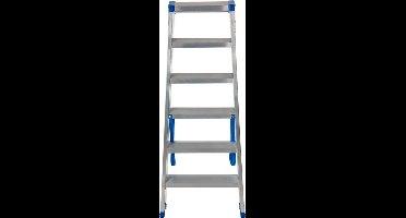 Escalo – Industriële trapladder  – Sparta Duo – Aluminium – 2x6 treden – 129 cm