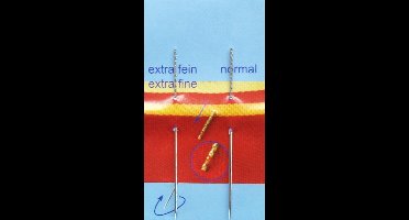 Prym H811836 - 2 x dradenfee - draaddoorhaler - draden fee om draden weg te werken