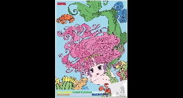 Haza Original Kleurboek Zeemeermin Papier Blauw