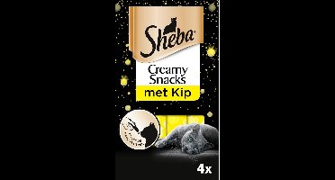 Sheba Creamy Snacks Kip Multipack 4 x 12 gr